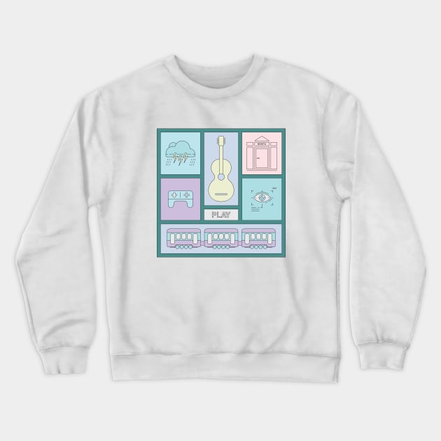 Memories of the Alhambra Crewneck Sweatshirt by Marija154